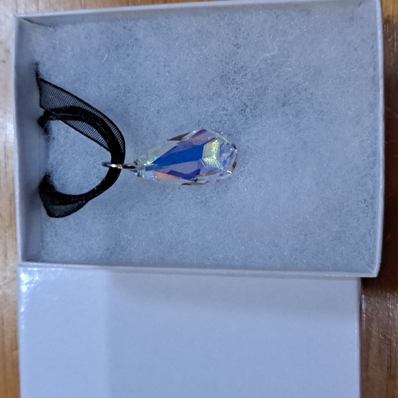 After Midnight Crystal Marquise Necklace - Picture 4 of 6